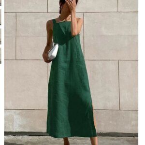 Commense - Minimalism Cotton Cami Long Dress